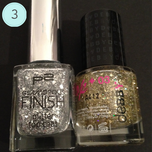 Frage 3: Ein einfacher Deko-Tipp. Glitzernagellack
