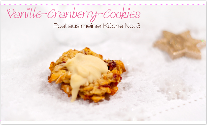 Vanille-Cranberry-Cookies