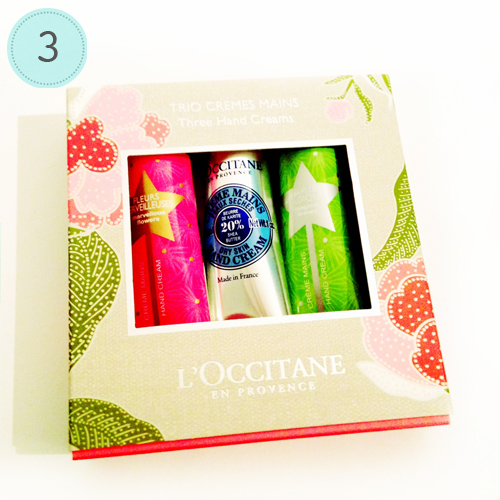 Frage 3: Was hast du dir schon mal selbst geschenkt? Handcreme  von L'Occitane!