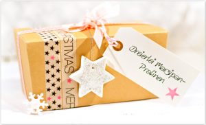 Dreierlei Marzipan Pralinen Verpackung