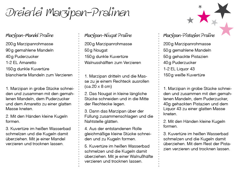 Rezept Marzipan-Pralinen