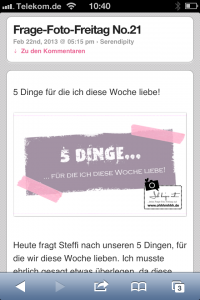Artikelansicht Blog Smartphone
