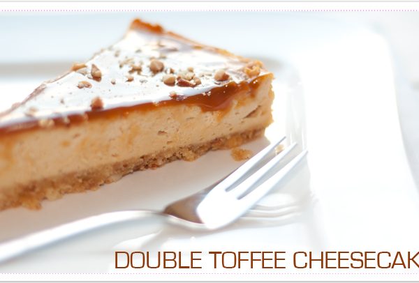 Double Toffee Cheesecake