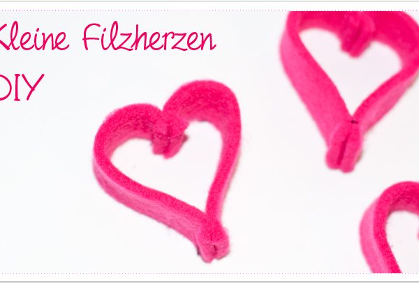 Filzherzen DIY