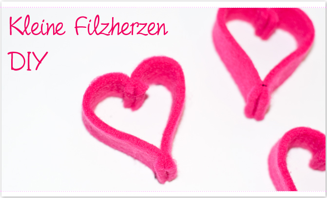 Filzherzen DIY