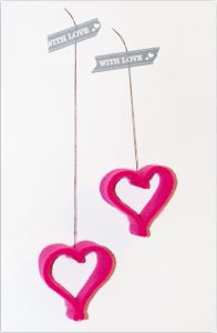 Filzherzen Dekoidee