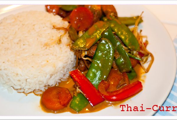 Asia-Gemüsepfanne mit Hühnchen