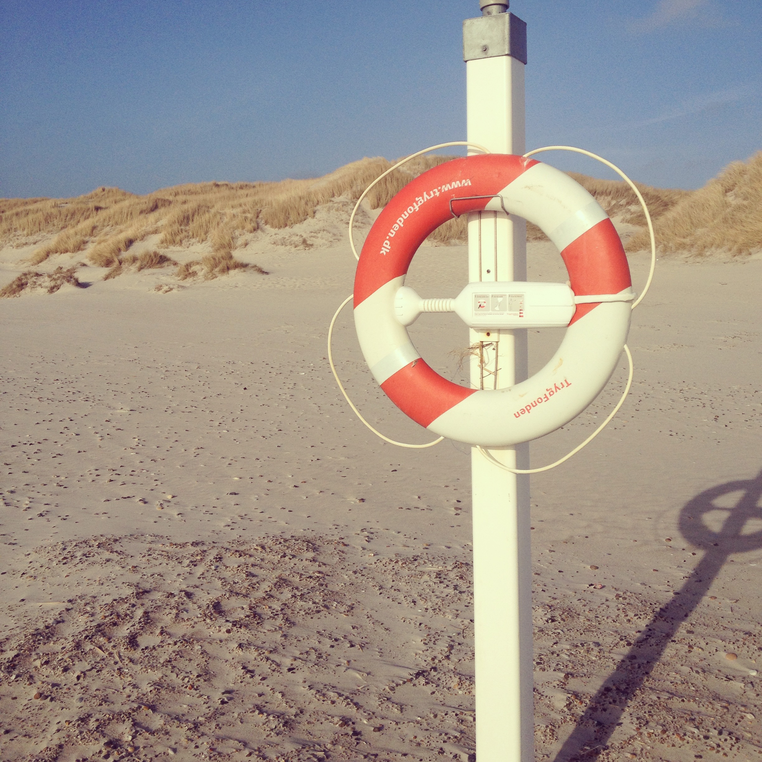 Rettungsring am Strand