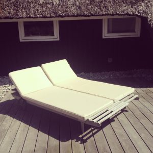 Unsere Sonnenplatz auf der Terrasse