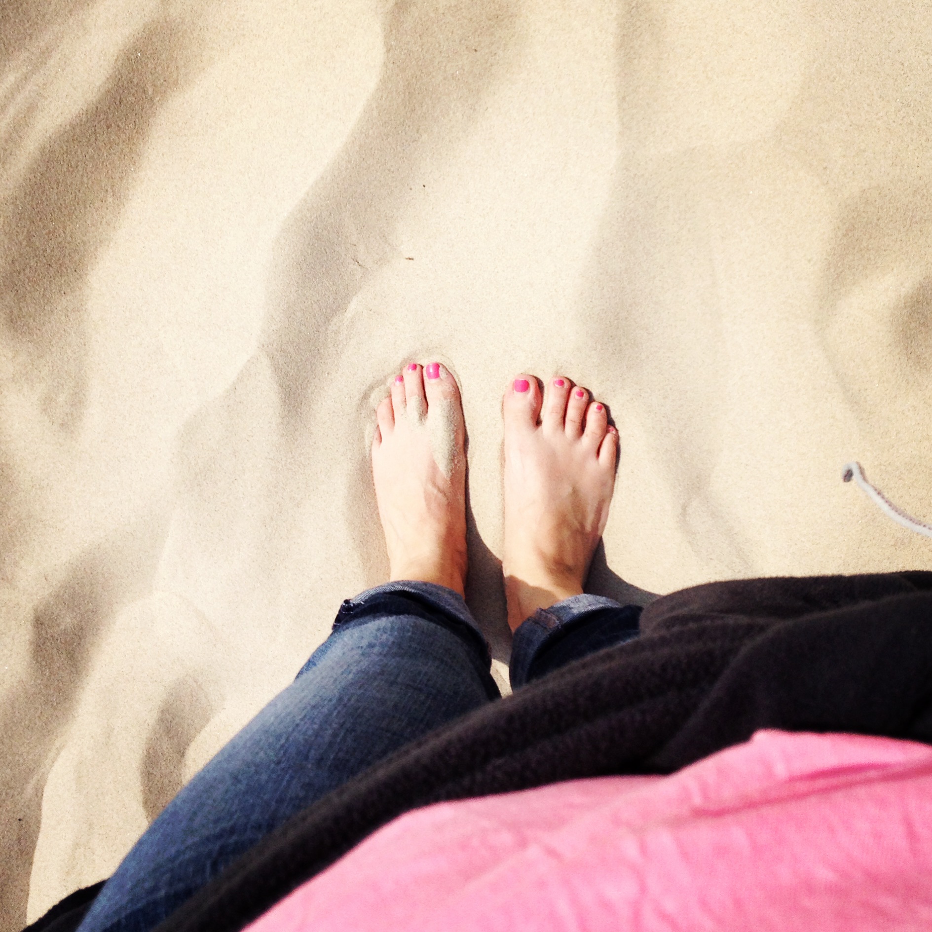 Füße im Sand