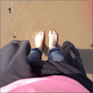 Frage1: schönes Gefühl - Füße im Wasser