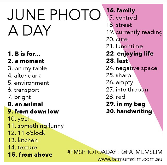 Photoaday Juni