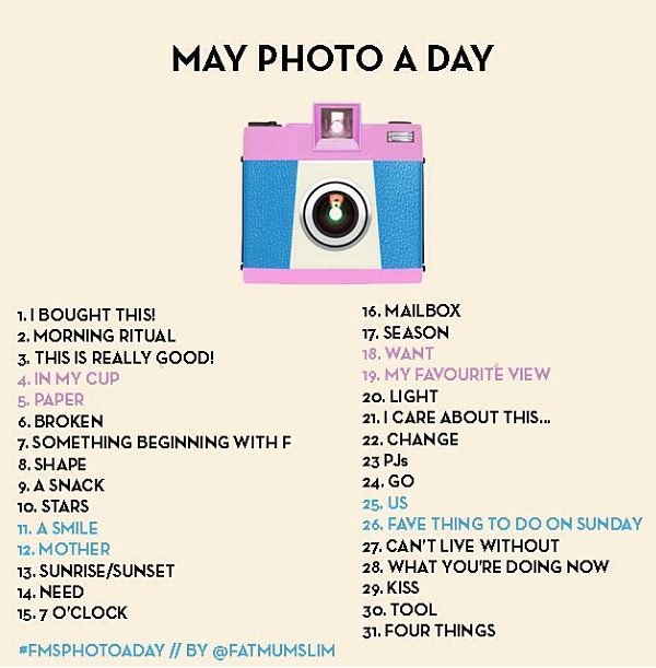 Photoaday May