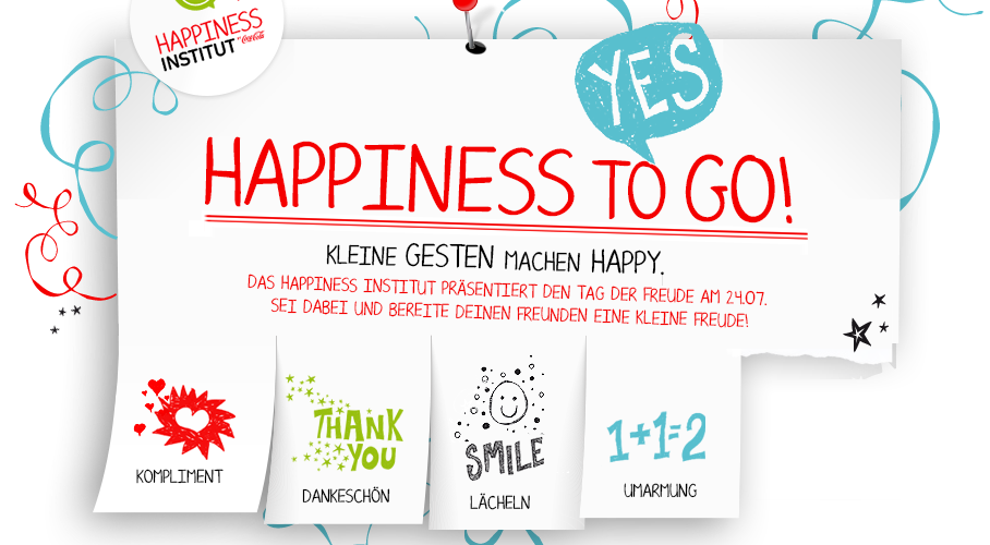 Abreißzettel Happiness Institut