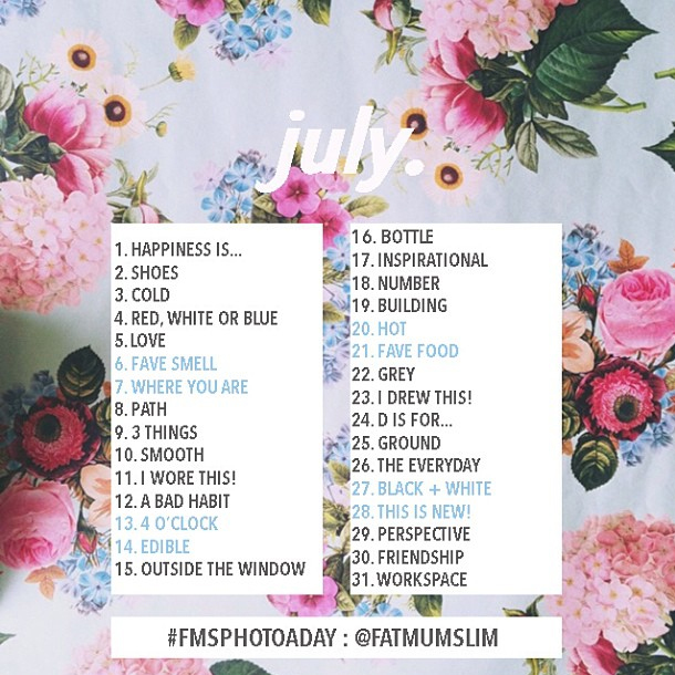 Liste Juli #fmsphotoaday