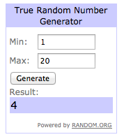 Random.org Losziehung