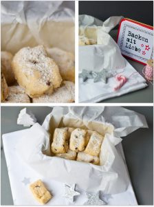 Mini-Stollen mit Zitronat und Rosinen