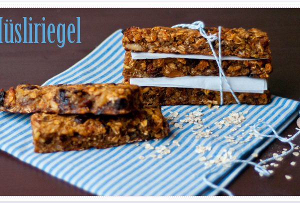 Selbstgemachte Müsliriegel