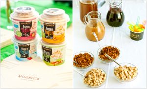 Mövenpick Frozen Yoghurt und Toppings