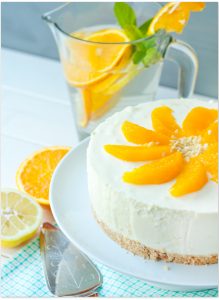 Orangen-Kaesekuchen