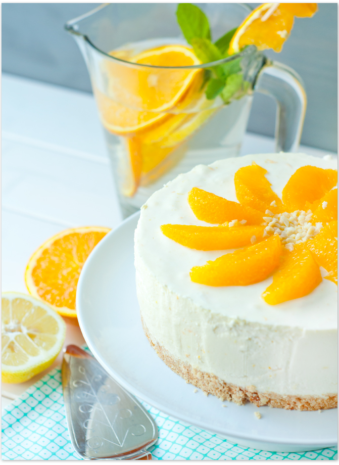 Orangen-Kaesekuchen