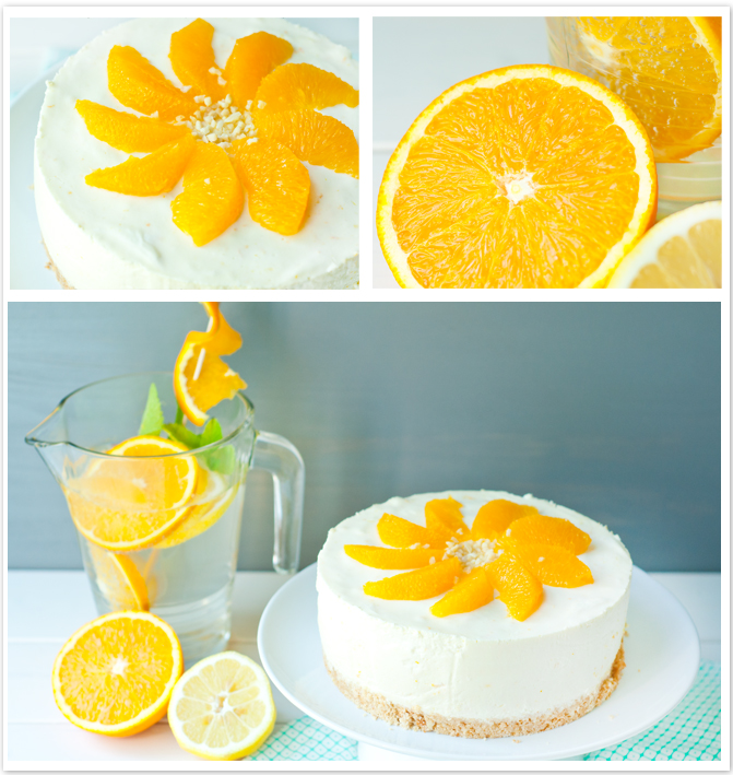 Orangen-Kaesekuchen