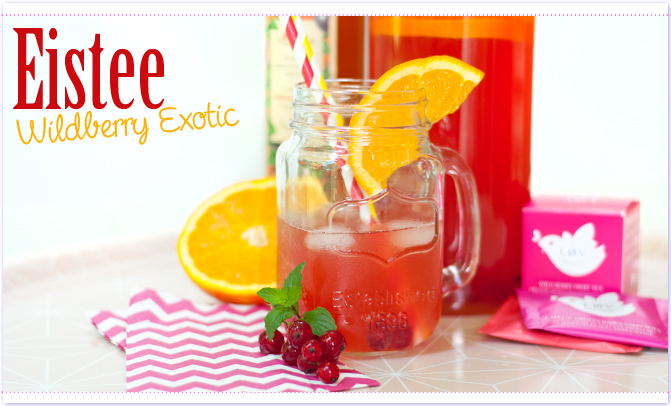 Wildberry-Exotic Eistee mit Orange-Maracuja