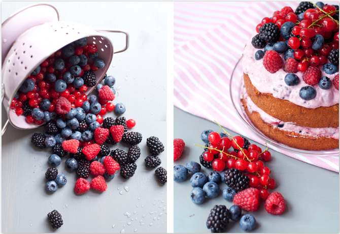 Sommertorte für #ichbacksmir mit ganz vielen Beeren