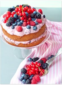 Sommertorte für #ichbacksmir mit ganz vielen Beeren