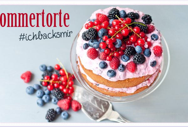Sommertorte mit ganz vielen Beeren