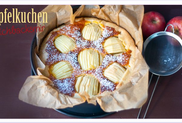 Apfelkuchen mit Marzipan
