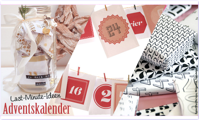 Adventskalender LastMinute-Ideen