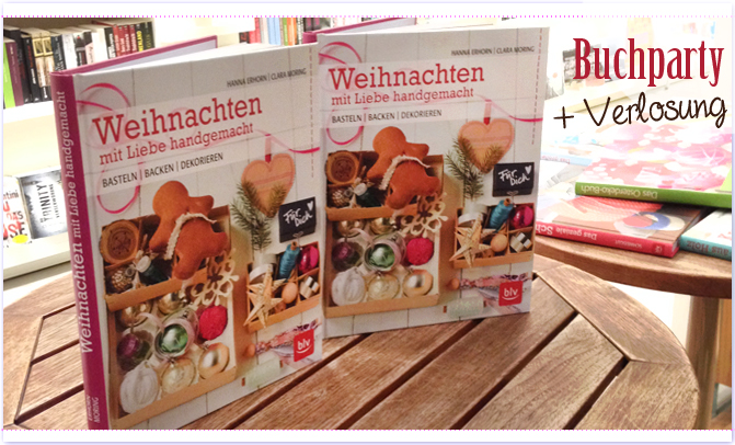 Buchparty für Weihnachten mit Liebe handgemacht in der Buchhandlung Stories!