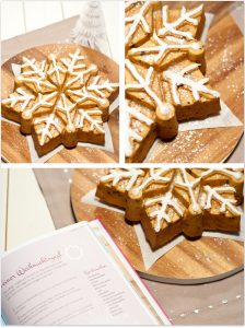 Weihnachtskuchen Schneeflocke für #ichbacksmir