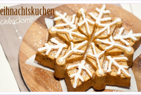 Weihnachtskuchen Schneeflocke