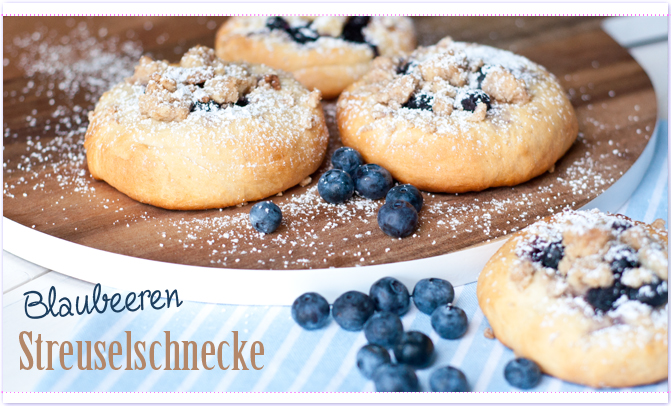 Blaubeeren Streuselschnecke #ichbacksmir