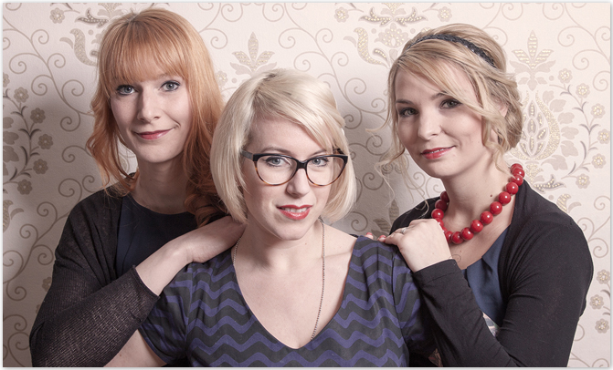 Chrissis Team: Kim, Chrissi und Jasmin