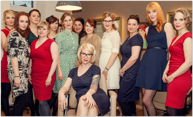 Gruppenbild Vintage Tea Party