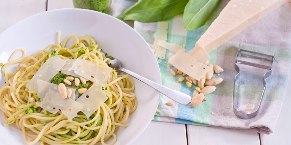 Bärlauchpesto mit Pasta