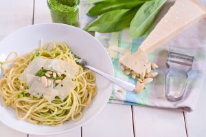 Bärlauchpesto mit Pasta