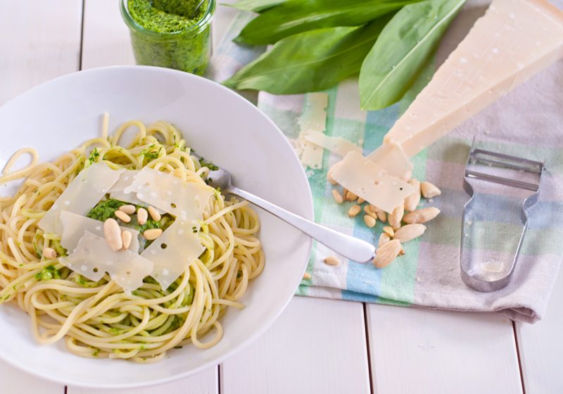 Bärlauchpesto mit Pasta