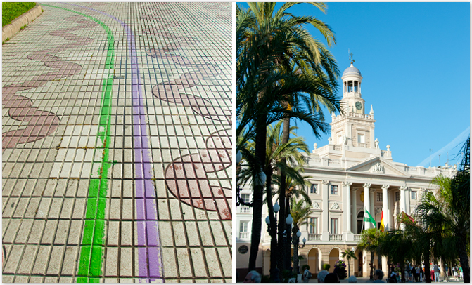 Càdiz Stadtrouten und Rathaus