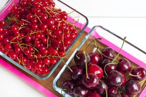 Kirschen und Johannisbeeren #ichbacksmir