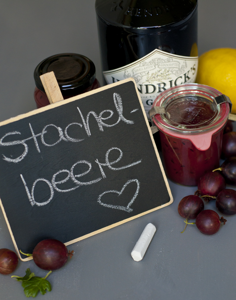 Stachelbeer-Marmelade mit Gin