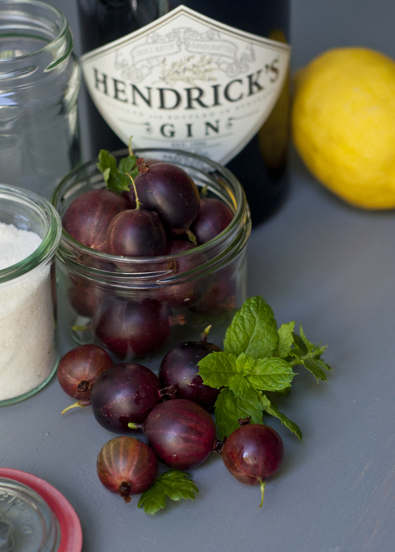 Stachelbeer-Marmelade mit Gin - Zutaten