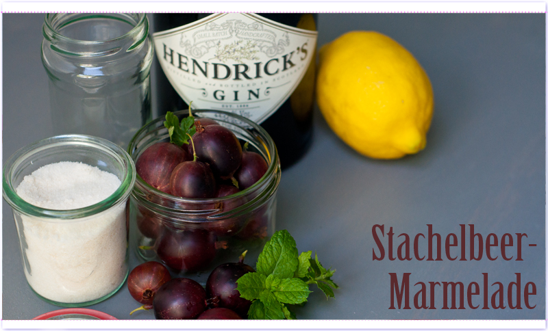 Stachelbeer-Marmelade mit Gin