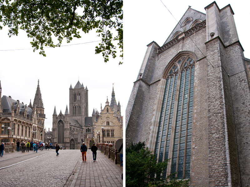 Kreuzfahrt Mein Schiff Gent - St.-Michael-Kirche und Brücke