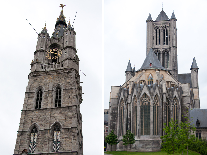 Kreuzfahrt Mein Schiff Gent - Belfried und St.-Nikolaus-Kirche