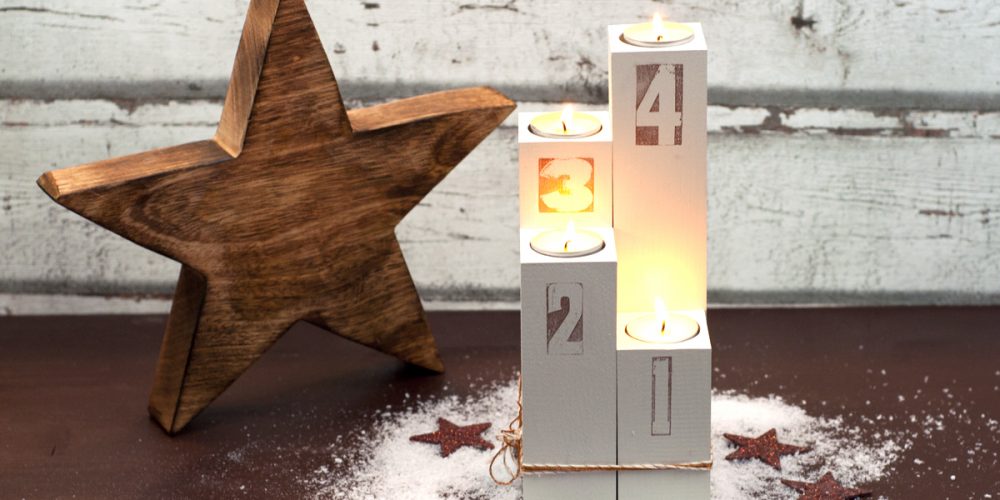 Adventskranz mal anders DIY