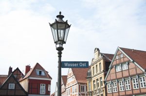Historischer Hafen in Stade